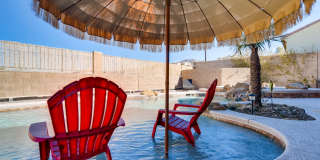 Single Story Henderson House with Pool, Spa  Outdoor Fireplace Gallery 1