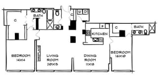 Park Towne Place Apartment Homes Gallery 50