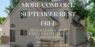 Move In Now & Get September FREE! | 4-Bedroom Townhome Gallery 1