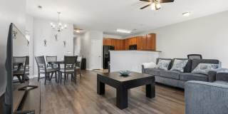 FULLY FURNISHED - Upgraded End-Unit Retreat | 3BR/2.5BA, Dedicated Office Space & Private Garage Near Major Raleigh Medical Hubs Gallery 1