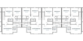 Big Lake row style / front to back townhome for RENT; 3bd 3ba 2car attached garage Gallery 15