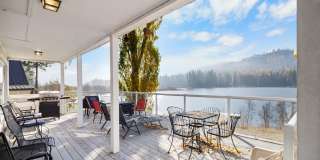 Cabin on the Lake!! Fully furnished 5-bedroom home on Sacheen Lake. Gallery 1