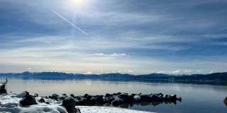 Open for FALL and Winter!! Private Beach!!!  FULLY FURNISHED! Simplicity in a dream location! Lake front condo, fully remodeled! Private dock and beach! Gallery 1