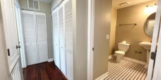 MOVE IN NOW!! Gated community Miriada! 1st floor 1X1.5 bath condo near pool area!!! Laminate wood flooring in living area and carpet in bedroom! Has washer & dryer! Gas stove & water heater! Gallery 28
