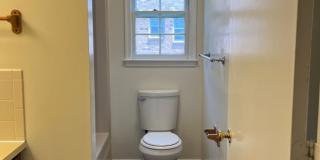 Updated 2 bedroom, 1 bath apartment with walk-out patio off of kitchen, and updated flooring. Gallery 8
