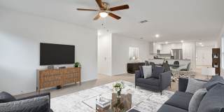 This beautiful single-story home has 4 bedrooms, 2 baths, vinyl flooring throughout, an open floor plan Gallery 24