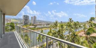 Waikiki 1BR/1BA with Ala Wai Canal & Mountain Views — Wraparound Lanai, Utilities Included Gallery 20