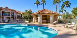 Gorgeous property in Courtside Casitas at the Racquet Club Scottsdale.   Luxury living and like being at a Resort!!! 5 Pools!!  Updated Unit!!!  This place is gorgeous!!! Gallery 21