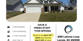 **Spring Move In Special** Longs - 3 Bedroom/ 2 Bathroom House Gallery 1