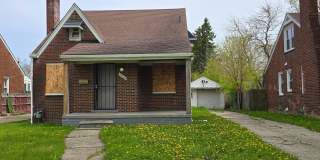 11620 Rossiter St is a 3-bedroom brick bungalow for rent in Detroit's Denby neighborhood for $1,250/month — Section 8 and Housing Choice Vouchers welcome, steps from Brookins Park in 48224. Gallery 1