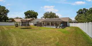 Valrico Pool Home large fence back yard Gallery 29