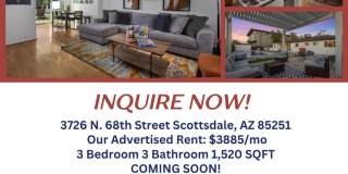 COMING SOON! Fully Furnished 3 Bedroom 3 Bathroom Home in Old Town Scottsdale COMING SOON! Fully Furnished 3 Bedroom 3 Bathroom Home in Old Town Scottsdale Gallery 67