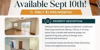 Spacious 3-Bedroom Townhome in West Fargo Gallery 1