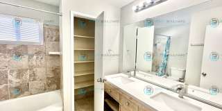 2-bed, 2-bath, 2-story townhome with pool and park like setting outside the front door. Gallery 17