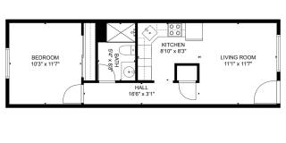 Newly Remodeled 1 Bedroom Apartment, Walk to Campus! Gallery 3