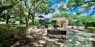 MOVE IN NOW!! Gated community Miriada! 1st floor 1X1.5 bath condo near pool area!!! Laminate wood flooring in living area and carpet in bedroom! Has washer & dryer! Gas stove & water heater! Gallery 31