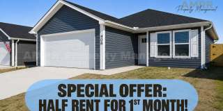 MOVE-IN SPECIAL: HALF RENT FOR 1ST MONTH - NEW CONSTRUCTION 3-BEDROOM HOME Gallery 1
