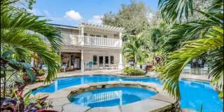 Furnished home on Palma Sola Bay with dock and pool Gallery 1