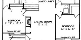 Single story two bedroom, two bathroom apartment! Gallery 57