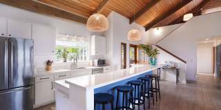 Hawaii Life Presents Mokuleia Beach House 3 bedrooms, 2 full bathrooms, Sleeps 8 - Beautifully built custom home, sitting on an exclusive beachfront property. Built with the idea of taking in the gorgeous ocean and mountain views. Gallery 1