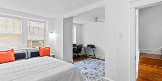 Welcome to this sunny and updated 4-bedroom, 2-bath row home in the heart of Mt. Airy! W/D! Large Yard! So much to offer! Gallery 13