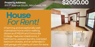 4 Bedroom House Moorhead- AVAILABLE NOW!! Gallery 1