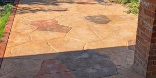 2 car garage with lighting, granite countertops. Backyard includes a custom extended concrete patio perfect for gatherings Gallery 38