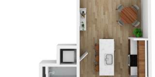 Extra Large Studio w/ Balcony in Brewerytown! Gallery 4