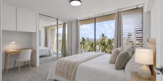 Waikiki 1BR/1BA with Ala Wai Canal & Mountain Views — Wraparound Lanai, Utilities Included Gallery 4