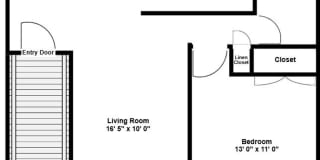Beautiful One Bedroom Apartment with A/C, Parking & On-Site Laundry! Call Today! Gallery 9