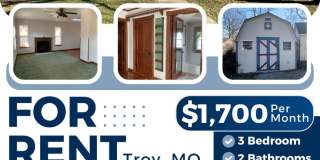 3 Bed 2 Bath House for Rent in Troy, MO Gallery 1