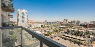 Modern Industrial Loft at Soho Lofts – 1BR/2BA High-Rise in the Arts District, City & Mountain Views! Gallery 48