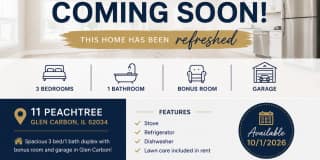 Spacious 3 Bedroom Duplex in Glen Carbon – Available 10/1! Gallery 1