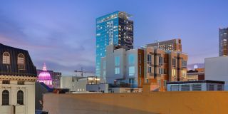 Gorgeous designer one bedroom in Hayes Valley w/lots of light, views, W/D, private patio, roof deck, gym and parking! Gallery 30
