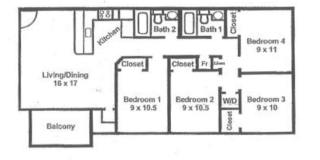 Convenient 4BR Condo on Bus Route – Minutes to Virginia Tech Gallery 1