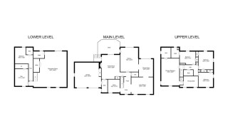 5 BR 4.5 BA home with inground heated pool and extensive hardscape! Gallery 68