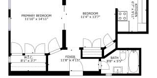 Elegant Renovation! HUGE 1 Bed 1 Bath Available Now! Gallery 13