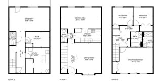 Welcome to Jackson Oak! This stunning 3-level townhome is now available for rent and offers the perfect blend of modern luxury and comfortable living. Gallery 37