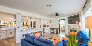Vibrant, fully-furnished home near downtown with modern updates, pool & spa with flexible stay options! Gallery 3