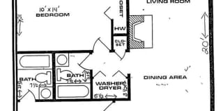 Single Level 2 bedroom 2 full bath brick townhome in Garner $1395/mo. Gallery 11