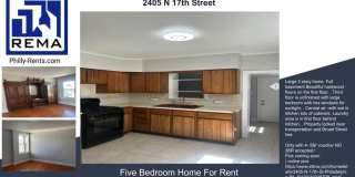 2405 N 17Th st  5BR house 3 Bath  ONLY voucher with PHA Gallery 1