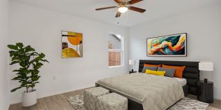 This beautiful single-story home has 4 bedrooms, 2 baths, vinyl flooring throughout, an open floor plan Gallery 25