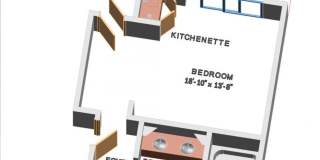1st floor Studio Apartment for rent in Grenelefe Condominiums Gallery 1