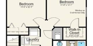 2 Bedroom 2 Bathroom Town House - Interior Unit Gallery 3
