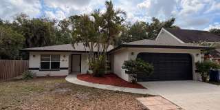 Centrally located 3/2 with 2 car garage. Pet friendly with fenced in backyard. Lawncare included. Gallery 1