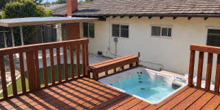 Private hot tub deck with canyon views! Gallery 1