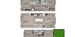 Newly Constructed 3bed/3.5 Bath townhome available now! Gallery 25