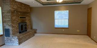 LEASE TAKEOVER: NO DEPOSIT NEEDED!!! Beautiful home featuring 4 bedrooms, 3 baths, 2 fire places, office space, 2 car garage, storm shelter, 2 balconies and much more. Perfect for a large family complete with fenced in back yard. Gallery 10
