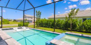 ** NEW CONSTRUCTION STUNNING SINGLE FAMILY PRIVATE HEATED SALTWATER & SPA POOL HOME 3-BEDROOM PLUS DEN\2.5 BATH AT AZURE AT HACIENDA LAKES ** UNFURNISHED HOME ** LONG-TERM TENANT ** Gallery 1