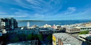 VIEWS of Puget Sound and iconic great wheel. Renovated condo in highly desirable Newmark Towers. Gallery 1